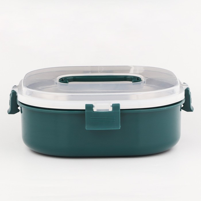 Ланч бокс с отделениями для еды, контейнер для еды "Майя", 1 л, 23 х 23 х 8 см