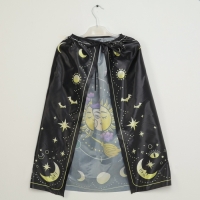 Карнавальный набор &laquo;Лунная ведьма&raquo;, плащ 70 см, шляпа, перчатки, палочка