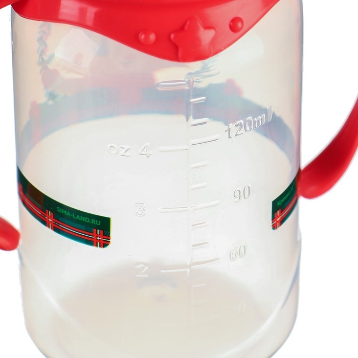 Подарочный набор новогодний &laquo;Наше чудо&raquo;: бутылочка для кормления 150 мл. + пустышка силикон ортодонтическая, Крошка Я