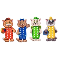 Шнуровки &laquo;Котята-школьники&raquo;