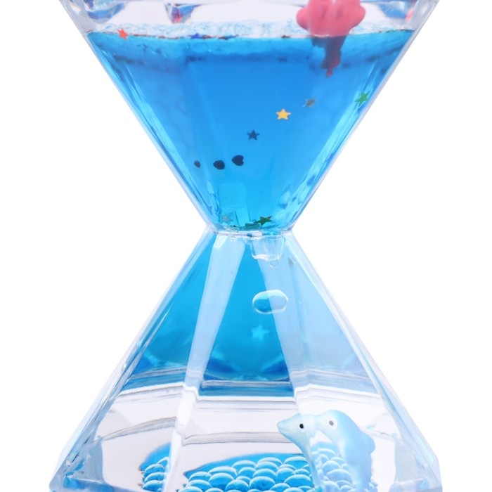 Гелевые часы "Пинтано", антистресс, 13 х 7.5 см, синие