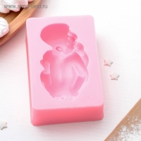 Молд &laquo;Пупсик&raquo;, силикон, 10&times;6,5 см, цвет МИКС