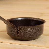 Ковш-черпак 0,2 л, с деревянной ручкой Ковш-черпак 0,2 л, с деревянной ручкой