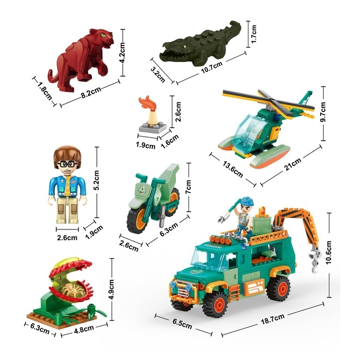 Конструктор Джунгли &laquo;Опасности джунглей&raquo;, 346 деталей