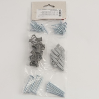 Набор дюбелей с саморезами № 1, 48 предметов в наборе Набор дюбелей с саморезами № 1, 48 предметов в наборе