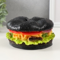 Копилка "Черный Бургер" высота 7,5 см, d-13 см Копилка "Черный Бургер" высота 7,5 см, d-13 см