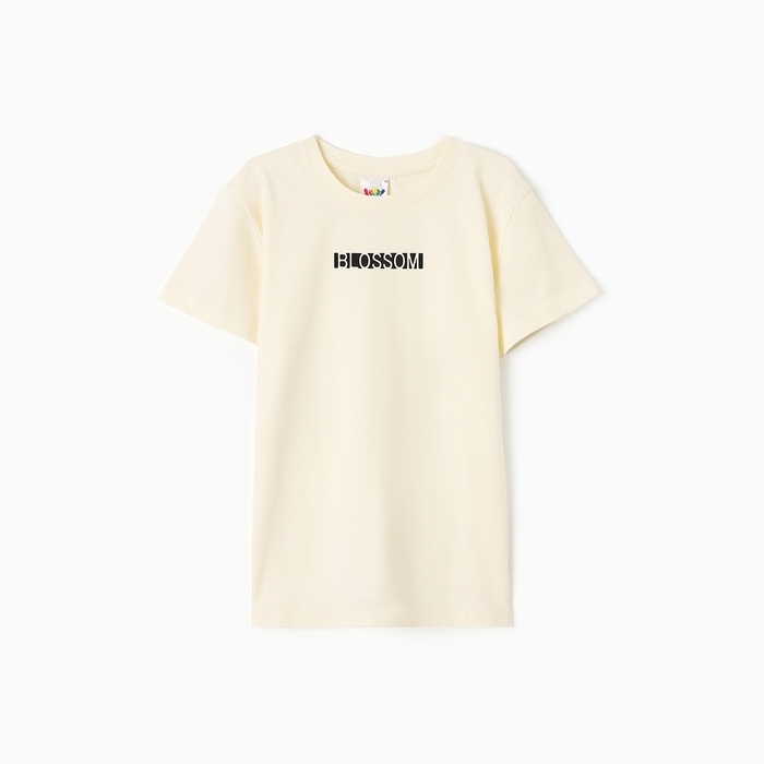 Футболка для девочки А.51317, цвет молочный, рост 164