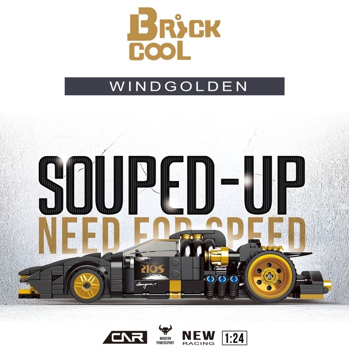 Конструктор Гонка «Золотой ветер», 415 деталей Конструктор Гонка «Золотой ветер», 415 деталей