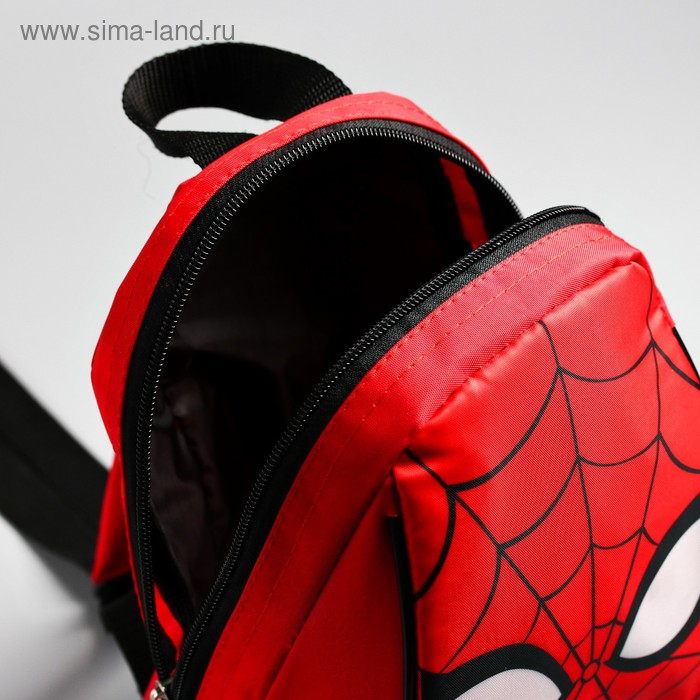 Рюкзак детский, отдел на молнии, 20 х 13 х 26 см &laquo;Супер-мен&raquo;, Человек-паук