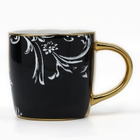 Кружка керамическая Men's power, 300 мл, цвет чёрный Кружка керамическая Men's power, 300 мл, цвет чёрный