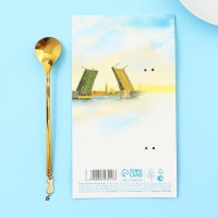 Ложка с подвесом &laquo;Питер-это по любви&raquo; 2,7 х 14,8 см