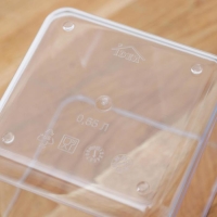 Контейнер для сыпучих продуктов «Степ», 650 мл, 10×10×9,5, цвет белый Контейнер для сыпучих продуктов «Степ», 650 мл, 10×10×9,5, цвет белый