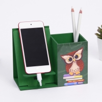 Органайзер для канцелярии с подставкой под телефон &laquo;Сова&raquo;
