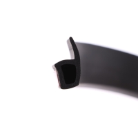 Уплотнитель двери в автомобиль, Р-образный, самоклеящийся, 3 м, черный Уплотнитель двери в автомобиль, Р-образный, самоклеящийся, 3 м, черный