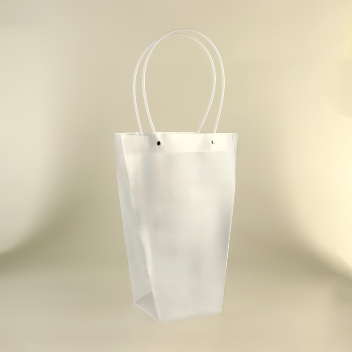 Сумка для цветов прозрачная, влагостойкая, 35х26х13 см Сумка для цветов прозрачная, влагостойкая, 35х26х13 см