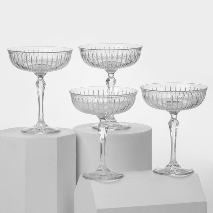 Набор стеклянных бокалов JOY, 245 мл, 4 шт Набор стеклянных бокалов JOY, 245 мл, 4 шт