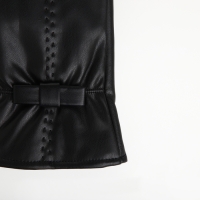 Перчатки женские, безразмерные, с утеплителем, цвет чёрный Перчатки женские, безразмерные, с утеплителем, цвет чёрный