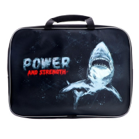 Папка с ручками текстильная А4, 350 х 270 х 70 мм, Calligrata "Акула" Папка с ручками текстильная А4, 350 х 270 х 70 мм, Calligrata "Акула"