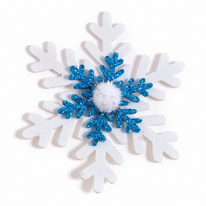 Новый год! Декор &laquo;Снежинки&raquo;, набор 6 шт.