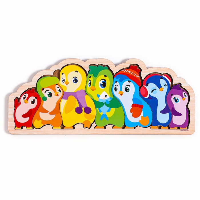 Головоломка деревянная для детей «Пингвины» Головоломка деревянная для детей «Пингвины»