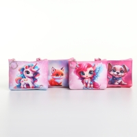 Кошелёк детский на молнии &laquo;Выбражулька&raquo;, цвет МИКС