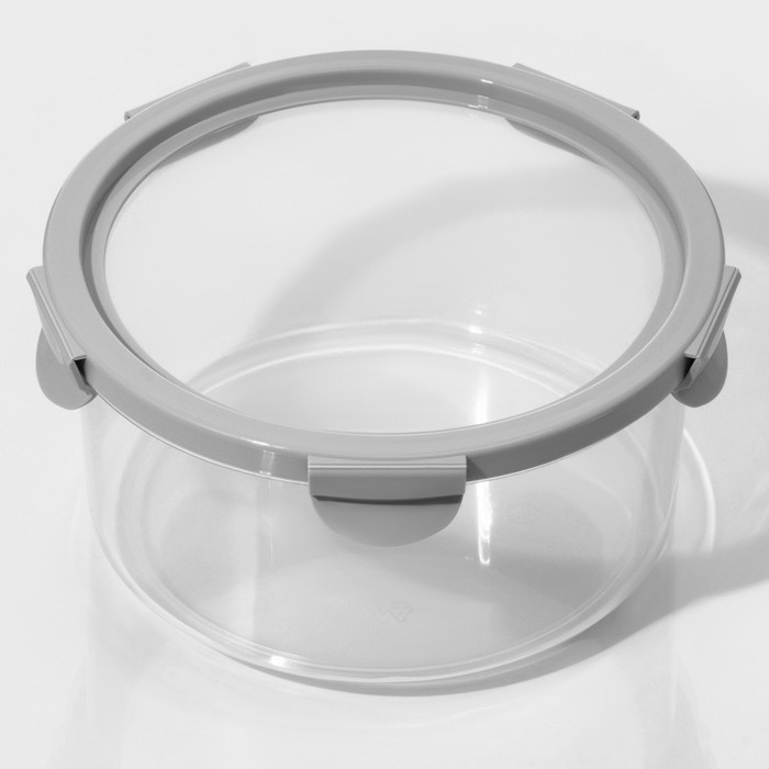 Набор ланч - боксов Доляна, 3 шт, 500 мл, 1 л, 1,9 л, прозрачный