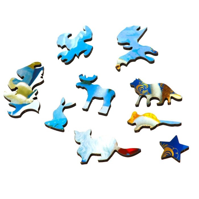 Новогодний пазл фигурный &laquo;Новый год! Сказка рядом&raquo;