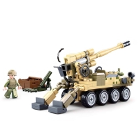 Конструктор Модельки &laquo;Восьмиколесная гаубица&raquo;, 159 деталей