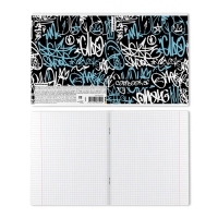 Тетрадь 96 листов в клетку, ErichKrause Graffity, обложка мелованный картон, матовая ламинация, УФ-лак, блок офсет 100% белизна, МИКС Тетрадь 96 листов в клетку, ErichKrause Graffity, обложка мелованный картон, матовая ламинация, УФ-лак, блок офсет 100% белизна, МИКС