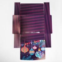 Коробка подарочная новогодняя складная двухсторонняя «Сияй в Новом году», 31 х 24.5 х 8 см, Новый год Коробка подарочная новогодняя складная двухсторонняя «Сияй в Новом году», 31 х 24.5 х 8 см, Новый год