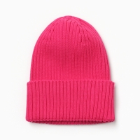 Шапочка детская, цвет фуксия, р-р 54-56 (7 лет)