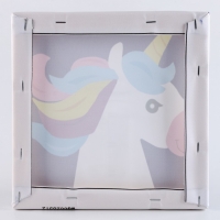 Аппликация помпошками &laquo;Единорог&raquo;, размер &mdash; 20 &times; 20 см, клей 30 мл