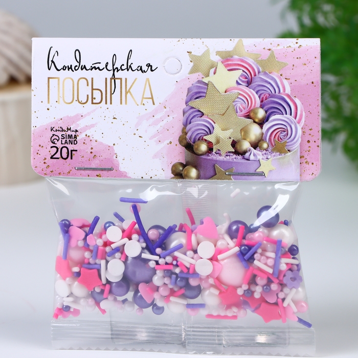 Кондитерская посыпка &laquo;Время для счастья&raquo;, 20 г