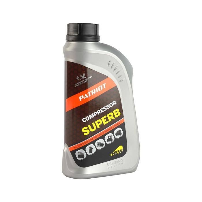 Масло компрессорное PATRIOT Compressor Superb, 1 л, -5/+35 &deg;С