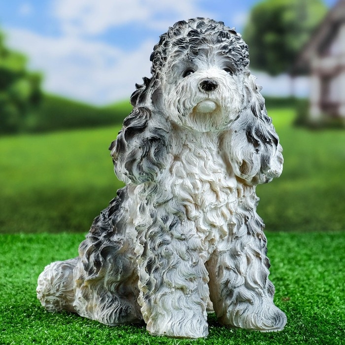 Садовая фигура Садовая фигура "Собака Пудель" 17х29х29см