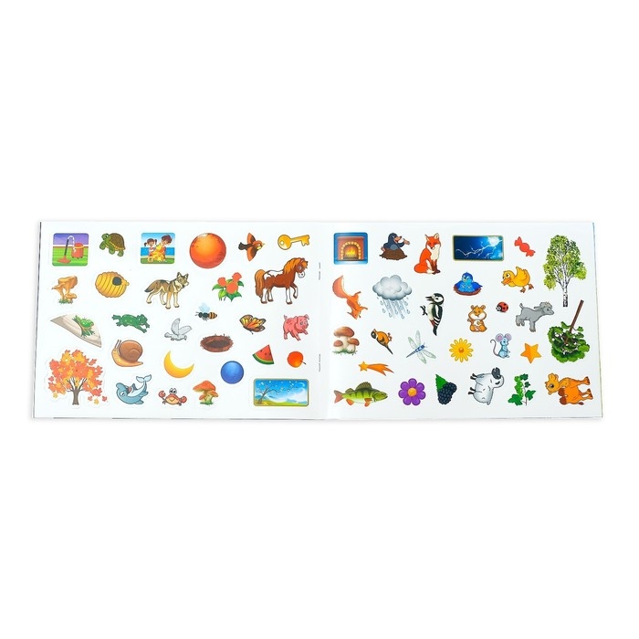 100 наклеек «Мир вокруг», 12 стр. 100 наклеек «Мир вокруг», 12 стр.