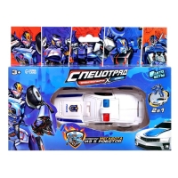 Робот &laquo;Полицейская машина&raquo;, трансформируется