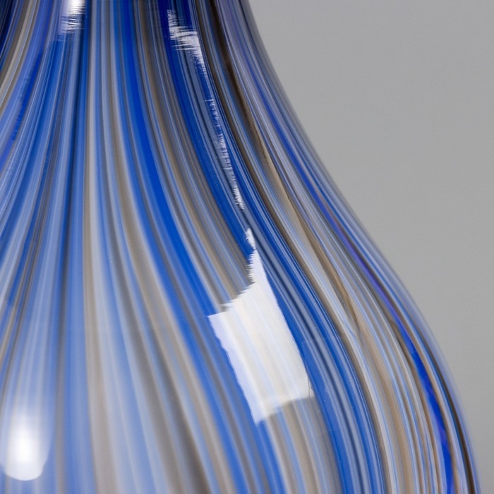 Настольная лампа "Фьюжн" E14 40Вт синий 25х25х39 см RISALUX