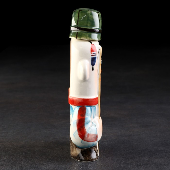 Штоф фарфоровый &laquo;Рыбак&raquo;, 0.35 л, в упаковке книге