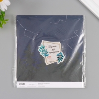 Бумага для скрапбукинга "Доверься звёздам" плотность 180 гр набор 10 шт 15,5х17 см