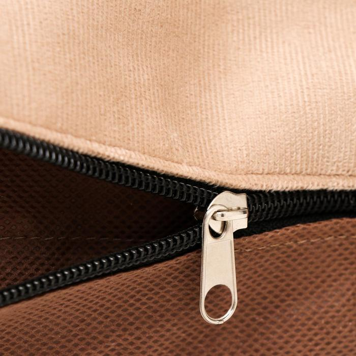 Лежанка со съемным чехлом,  мебельная ткань, поролон, 55 х 45 х 15 см