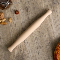 Скалка бочонок, берёза, 30×3,5 см Скалка бочонок, берёза, 30×3,5 см