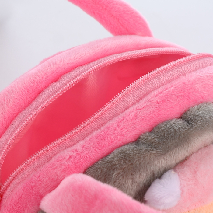 Сумка детская на молнии &laquo;Выбражулька&raquo;, цвет розовый