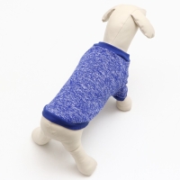 Свитер меланжевый, размер S (ДС 20, ОШ 23, ОГ 25 см), синий Свитер меланжевый, размер S (ДС 20, ОШ 23, ОГ 25 см), синий