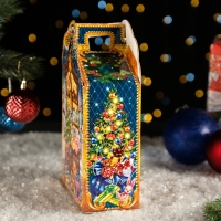 Новый год. Подарочная коробка "Наряди Деда Мороза", 17 х 8 х 28см.