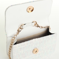 Сумка детская для девочки на клапане &laquo;Выбражулька&raquo;, цвет белый