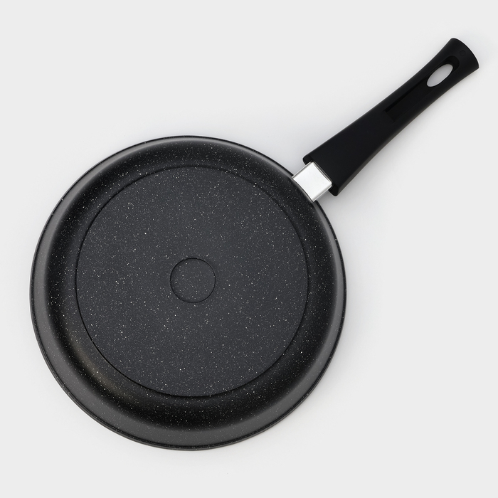 Сковорода Доляна &laquo;Элит&raquo;, d=26 см, съёмная ручка, стеклянная крышка, антипригарное покрытие