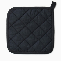 Новый год. Набор кухонный Доляна "Звёздный час": варежка 20х28 см, прихватка 17х17 см, 35% хл, 65% пэ