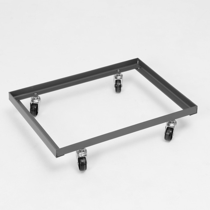 Накопитель разборный на колесах, 5 корзин, 50&times;43&times;147, цвет серый