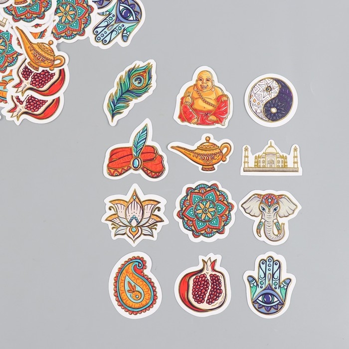 Наклейки для творчества Наклейки для творчества "Восток" тиснение золото набор 48 шт 9х7х0,8 см